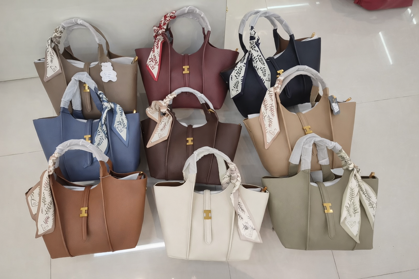Premium H-Lock Structured Tote Bag
