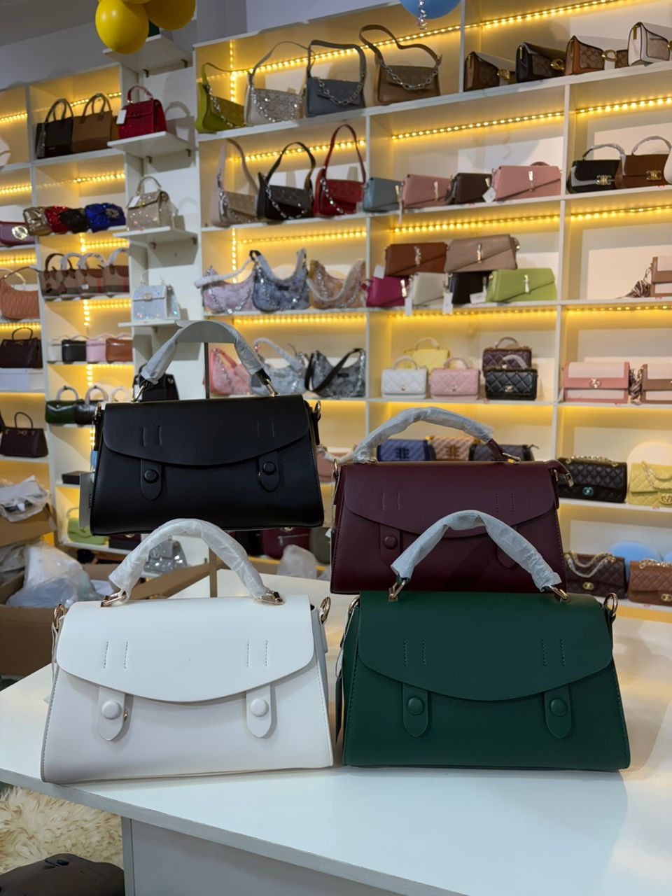 Classic Structured Satchel Handbag