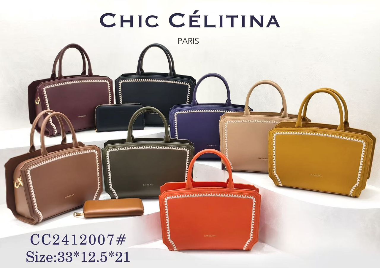 Chic Célitina Paris - Designer Whipstitch Tote Bag