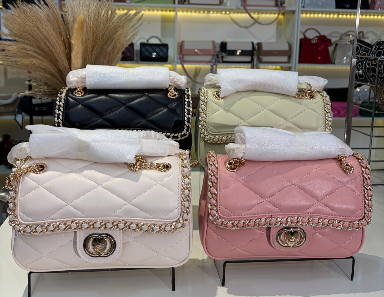Classic Quilted Chain Shoulder Bag
