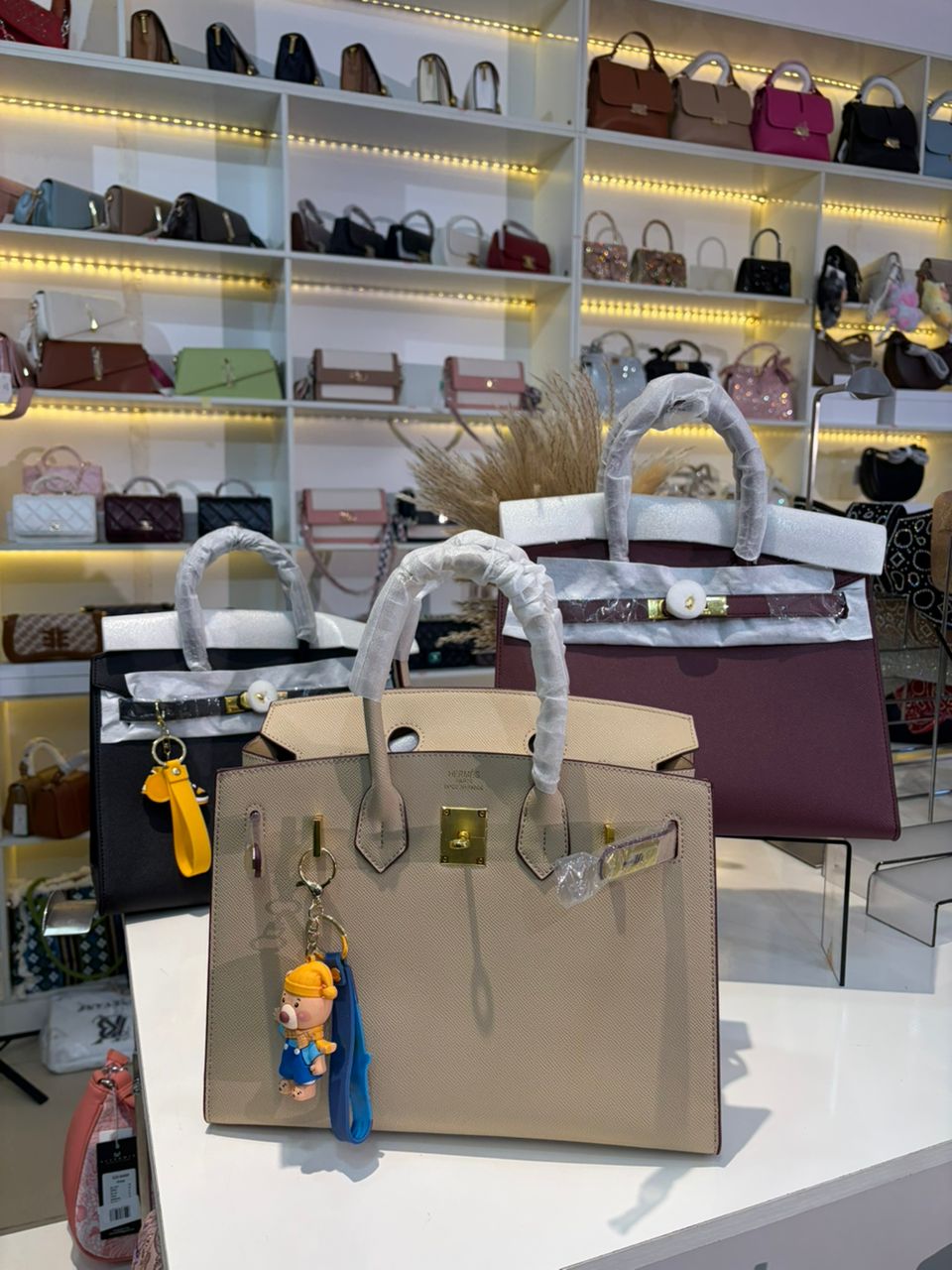 Structured Luxury Top-Handle Tote Bag (Big size - 30CM)