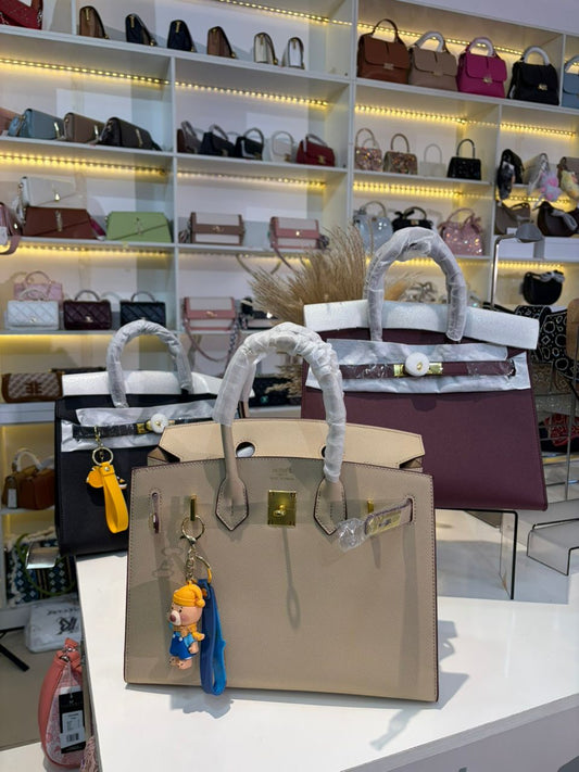 Structured Luxury Top-Handle Tote Bag (Big size - 30CM)