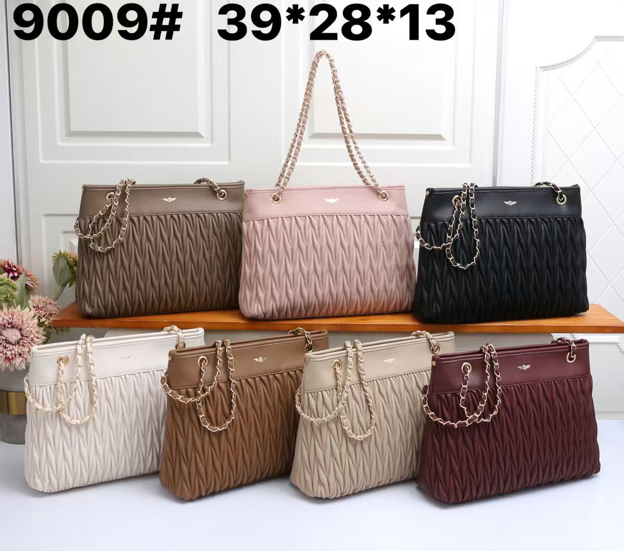 Luxury Quilted Chain Tote Bag
